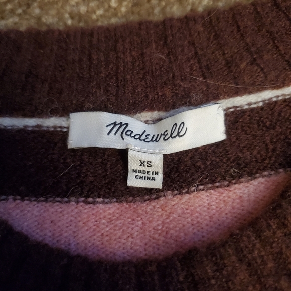 Madewell Striped Payton Pullover Size XS - Picture 7 of 8